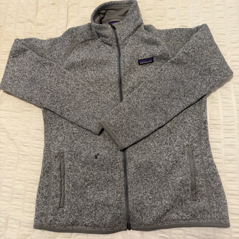 Patagonia Heather Gray Fleece Jacket